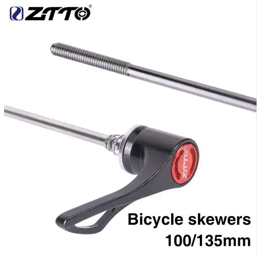 ZTTO 1 Paar Fiets Schroef in Spiesjes 9 мм 5 Snelspanner 100 135 Betrouwbare As voor MTB Racefiets|Велосипедные втулки| |