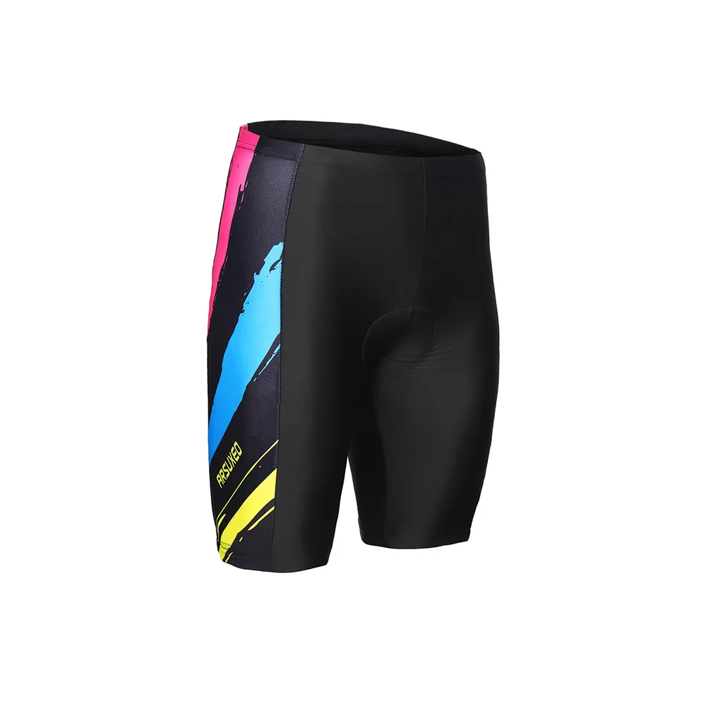ARSUXEO Мужская футболка с короткими рукавами, летний комплект одежды для велоспорта, быстросохнущая рубашка, 3D подушка, мягкая футболка для езды на велосипеде