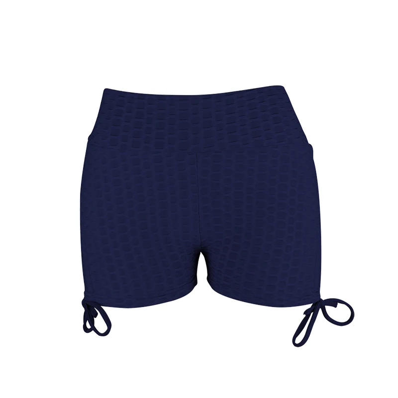 navy blue 10 цветов сексуальные эластичные Высокая талия тренажерный зал женские шорты для йоги тонкие колготки для фитнеса спортивные шорты для бега уличная одежда спортивная одежда - Цвет: navy blue