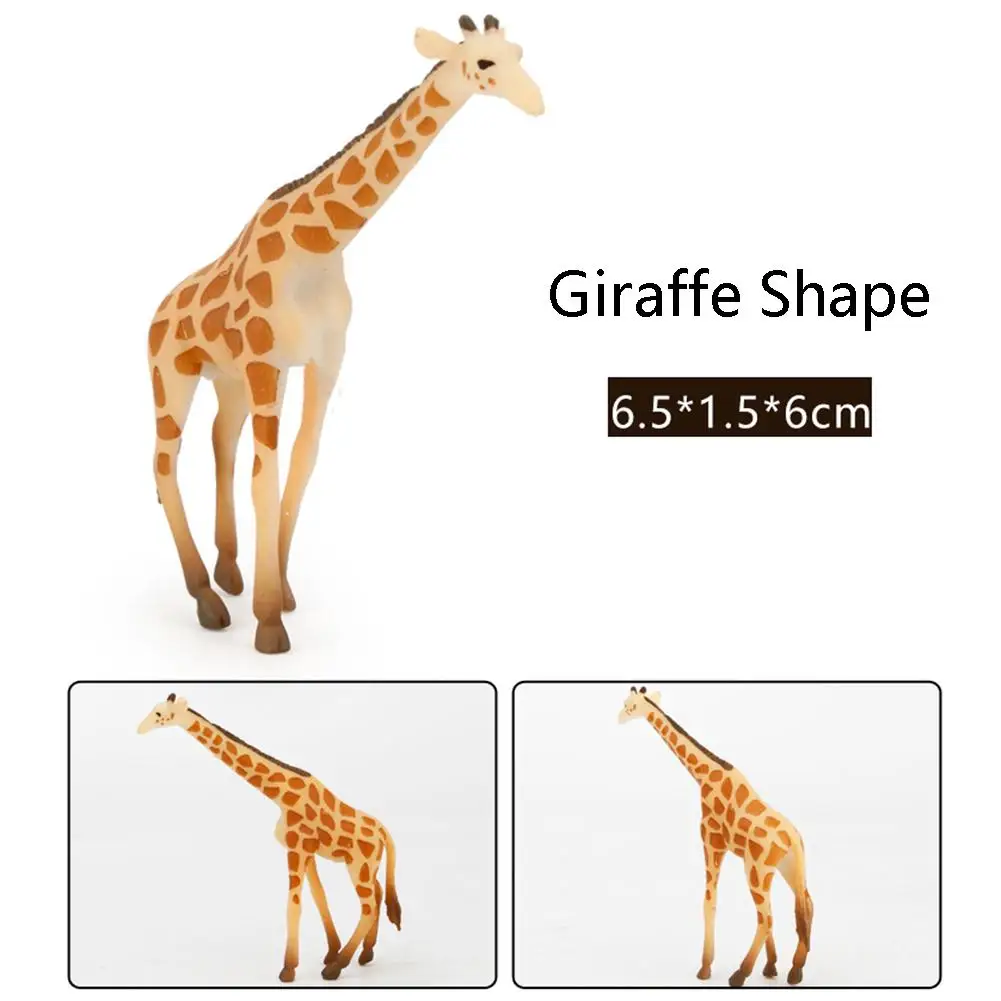 

12Pcs/Pack Puzzle Learning Toys Simulated Action Figure Mini Wild Animals Model Toy Panada Elephant Orangutan Lion Bear Model