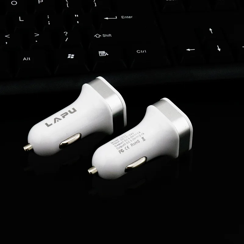 BM-2 автомобильное зарядное устройство 2.1A smart dual USB навигация зарядная головка |