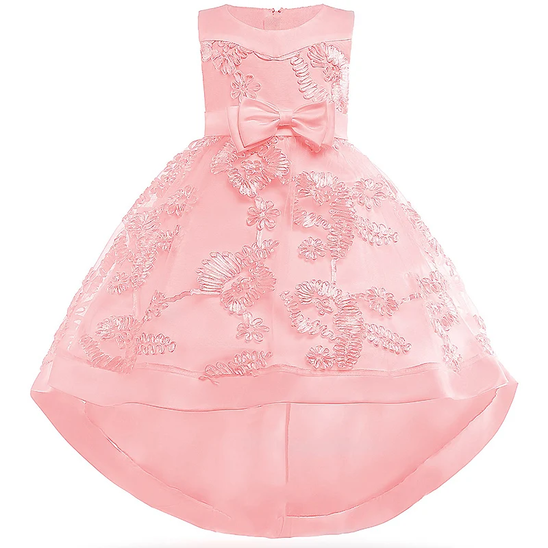 Girl Sweet Dress Flower Decoration 2020 Wedding Party Ball Beauty Christmas Children Clothes | Детская одежда и обувь