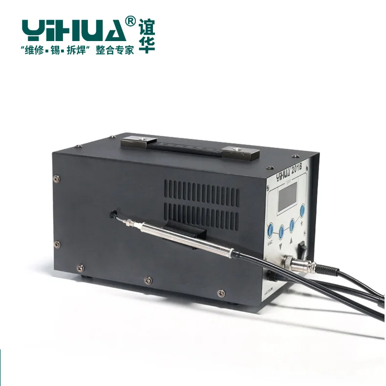 YIHUA 201B высокочастотная Электрическая Вакуумная присоска Оловянная паяльная станция Антистатическая Автоматическая всасывающая Оловянная пушка откачивающий насос