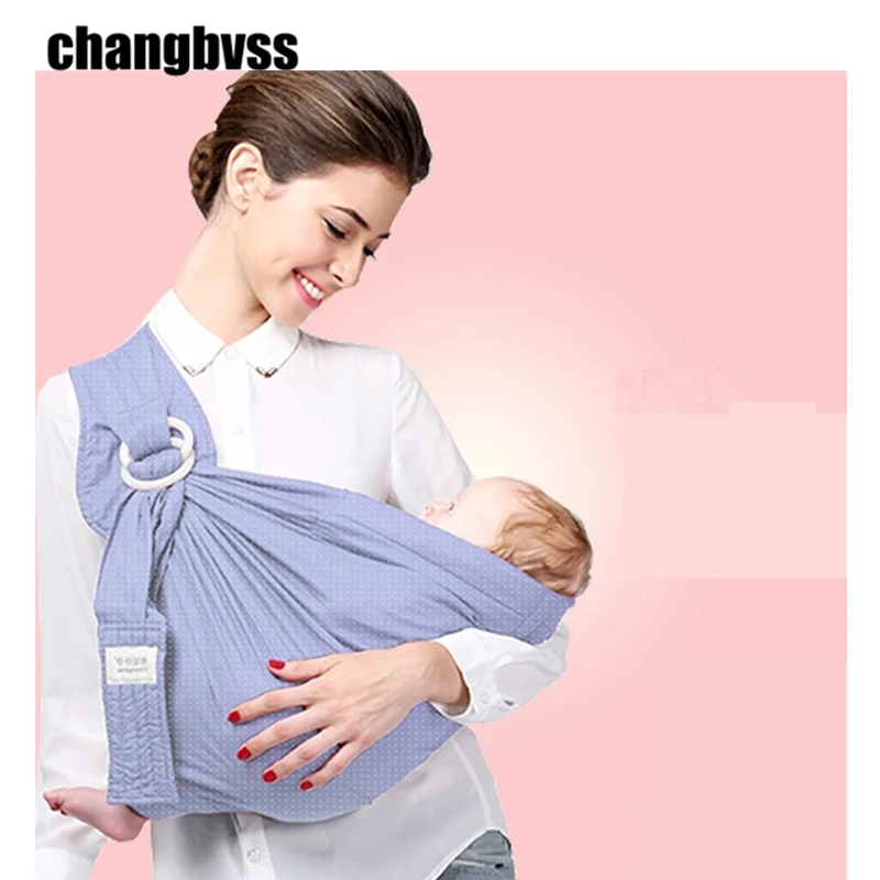

Новая модная мягкая сумка-кенгуру для детей Воздухопроницаемый детский слинг для новорожденных, на возраст от 0 до 36 месяцев новорожденных ...