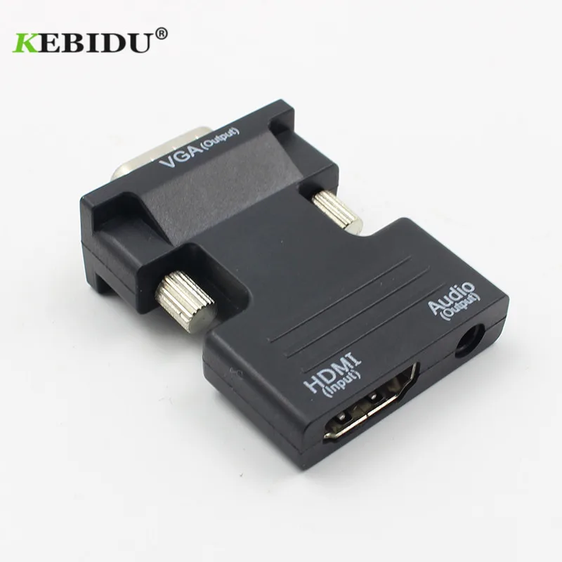 Конвертер Мама папа kebidu с аудиоадаптером поддержка 1080P выход сигнала HDMI