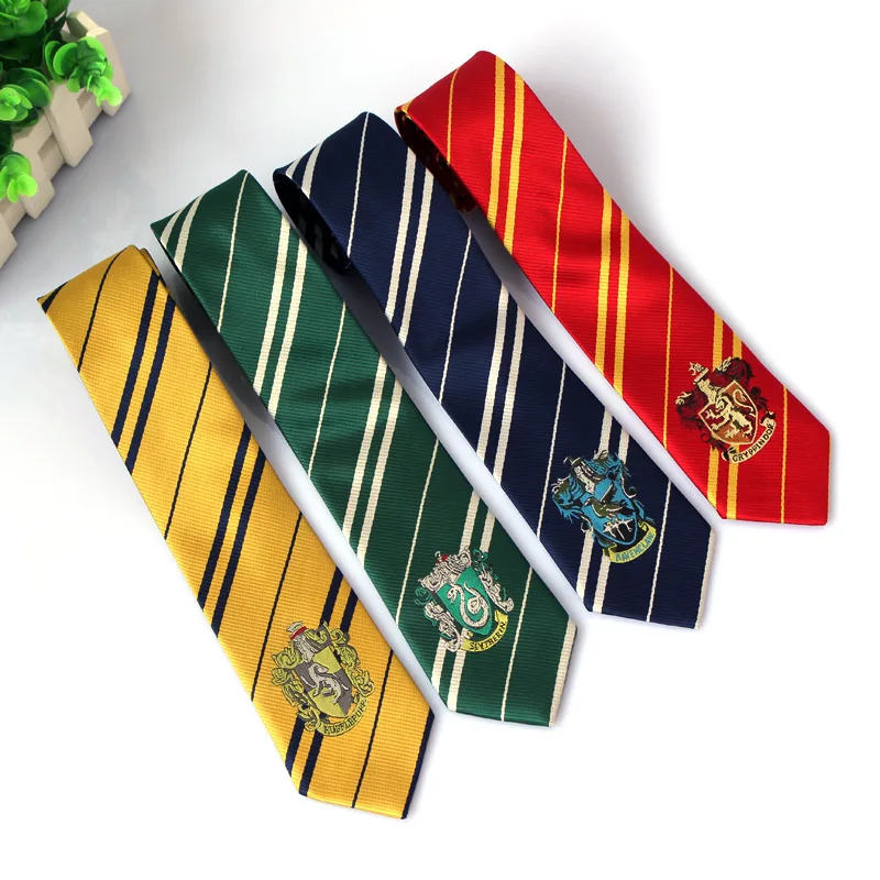 Гриффиндор/Слизерин/Hufflepuff/Ravenclaw Галстуки Новая мода 4 цвета колледж Стиль серии