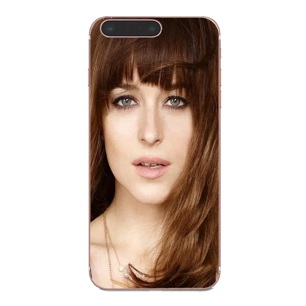 Милый серый чехол для телефона Fifty Shades Dakota Johnson Xiaomi Mi3 Mi4 Mi4C Mi4i Mi5 Mi 5S 5X 6 6X A1 Max Mix 2 Note 3 4