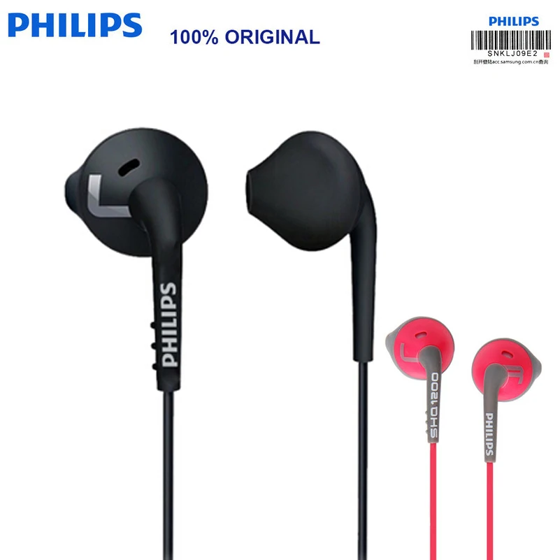 Оригинальные Наушники Philips professional SHQ1200 спортивные наушники вкладыши гарнитура