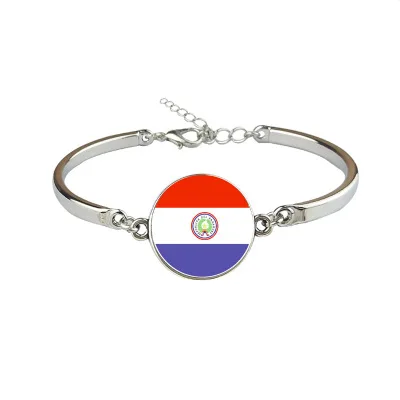 Новый Флаг Парагвая Браслеты страна Парагвай флаг ювелирные изделия