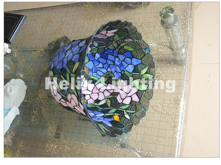 Бесплатная доставка настольные лампы Тиффани роскошные светодиодные