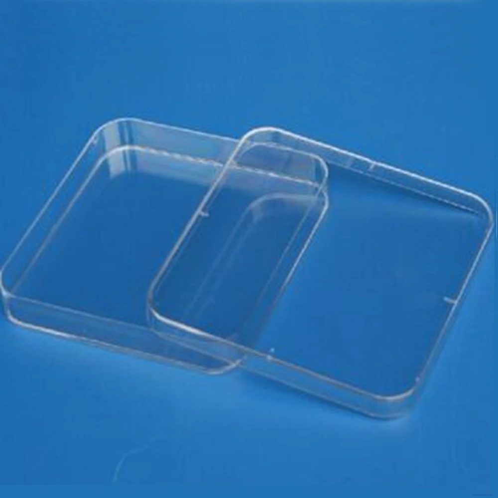 

10pcs/pack Laboratory analysis Disposable Plastic Polystyrene Petri Dishs 10*10cm Sterile,