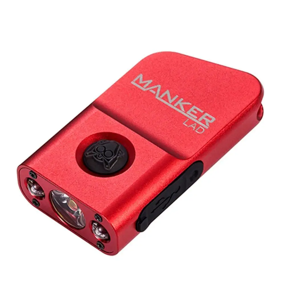 MANKER LAD 230 Люмен USB Перезаряжаемый брелок фонарик с Nichia 219C светодиодный + 2x красная