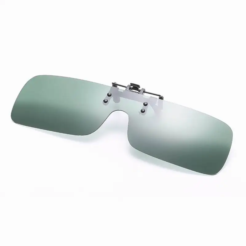 

Super Light PC Sunglasses with Clip Anti-UV Polarized Adding onto Glasses like Nearsightness 608 No Case, etc to Save Weight
