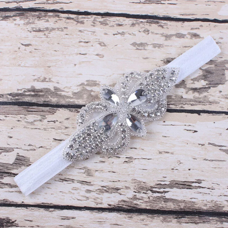 1 шт. Новая Детская повязка на голову со стразами для фотосессии новорожденных