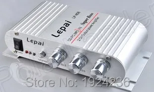 Высокое качество 20 Вт 12 В Мини Автомобильный Lepy Hi Fi цифровой LP808 2ch выходной