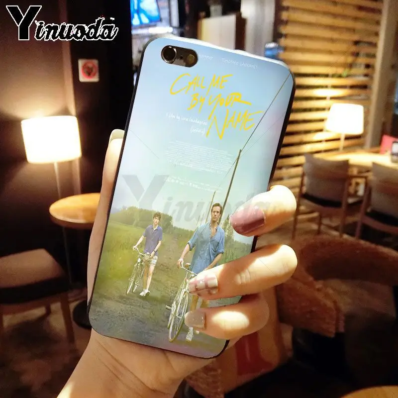 Yinuoda Call Me by Your Name poster TPU Мягкий силиконовый чехол для телефона iPhone 5 5Sx 6 7 7plus 8 8Plus X XS