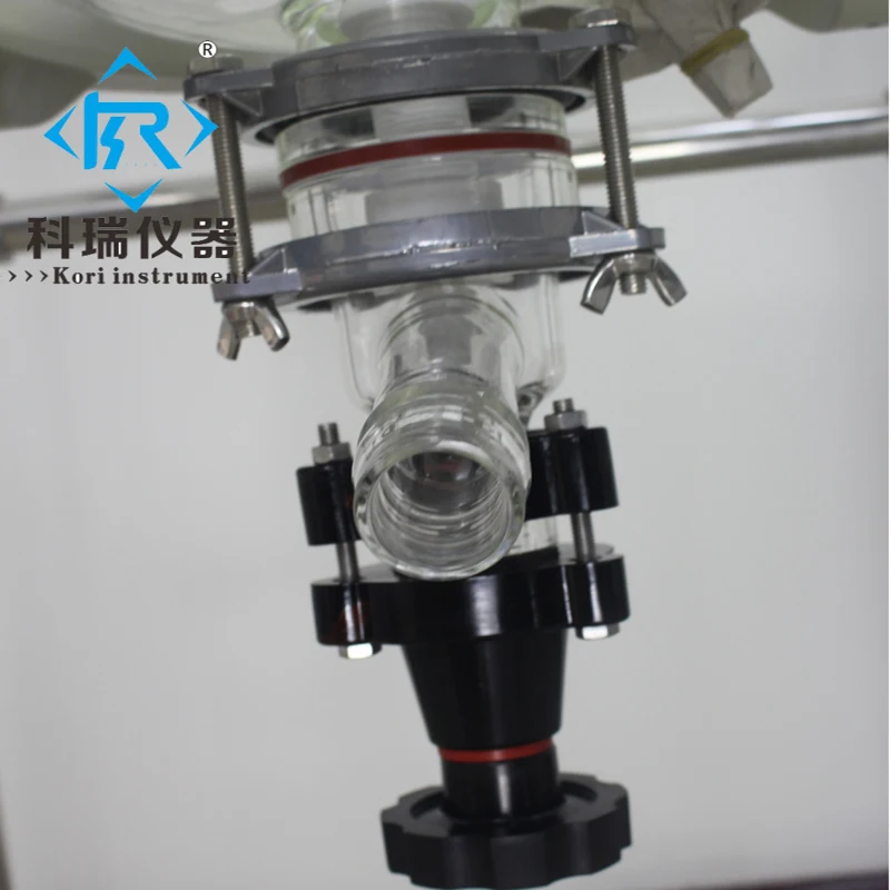 

10L Jacketed Glass Reaction Vessel For Lab Chemical With Distillation and Reflux