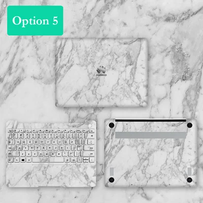 Наклейка из голубого мрамора для fundas huawei Matebook 13 дюймов против царапин/пыли ПВХ наклейка для ноутбука huawei Matebook 1" - Цвет: Option 5