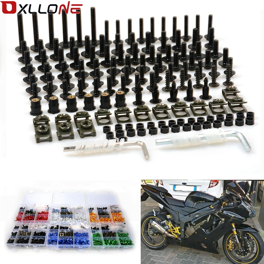 Обтекатель ветрового стекла болты гайки винты для Yamaha R1 R3 R6 FZ1 FZ6 MT07 MT09 Honda Suzuki GSXR 600