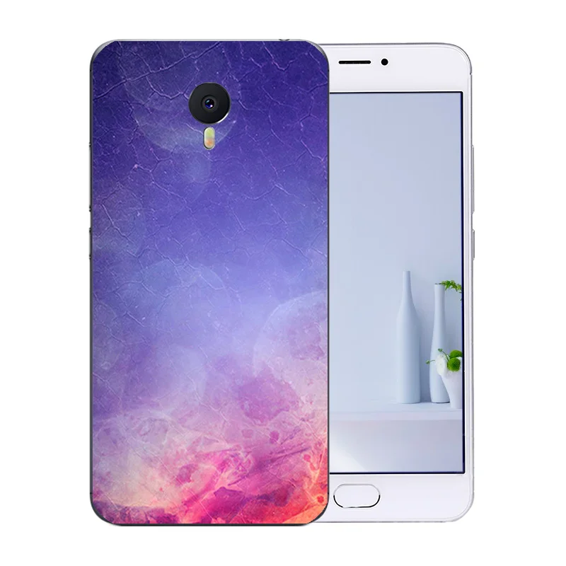 Чехол для телефона Meizu M3 Note мягкая задняя крышка с цветным каменным узором Blue Charm 3