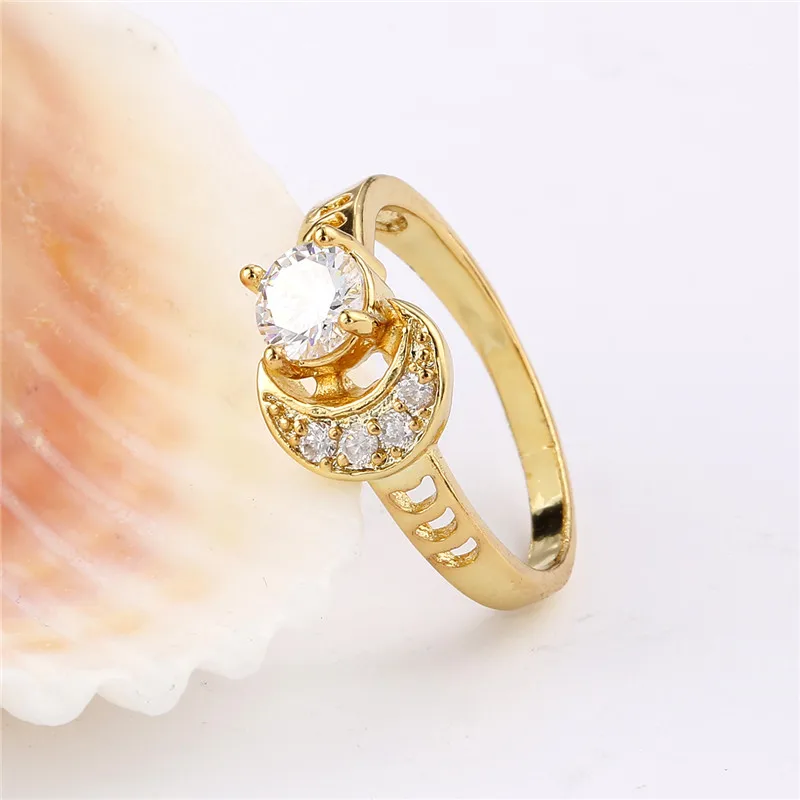 Будонг Бесконечность День матери подарок кольца для женщин Элегантный Луна и