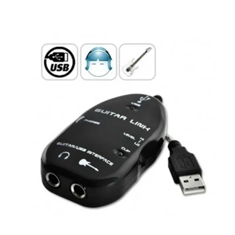Новый кабель для подключения гитары к usb интерфейсу ПК ноутбука компьютера