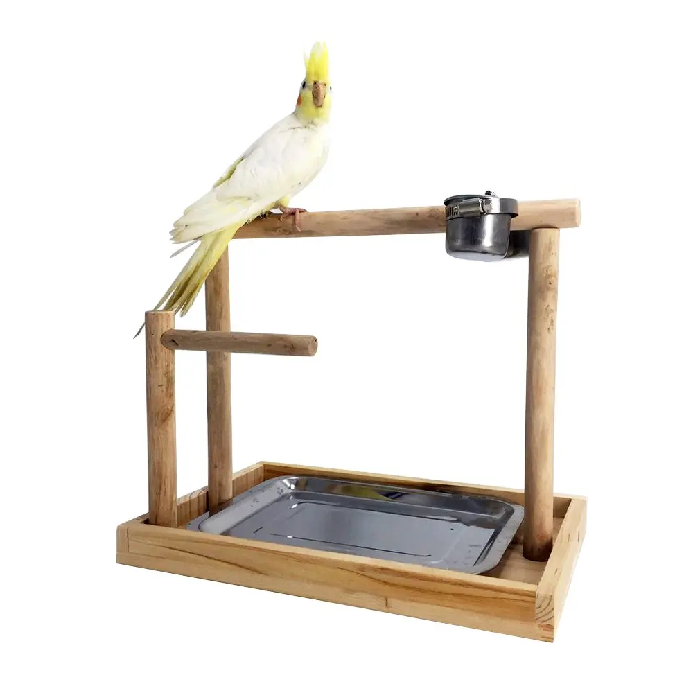 Playstand для попугаев игровая площадка птиц деревянный окунь тренировочная