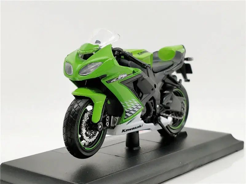 Maisto 1:18 Kawasaki ZX 10R Мотоцикл Велосипед литье под давлением модель игрушки Новый в