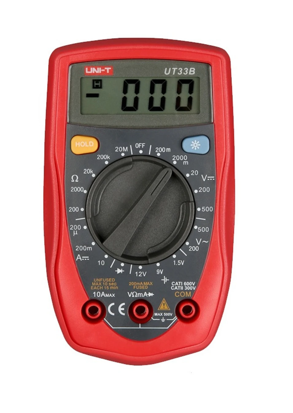 UNI T UT33B palm Размеры AC/DC Напряжение постоянного тока сопротивление Цифровой