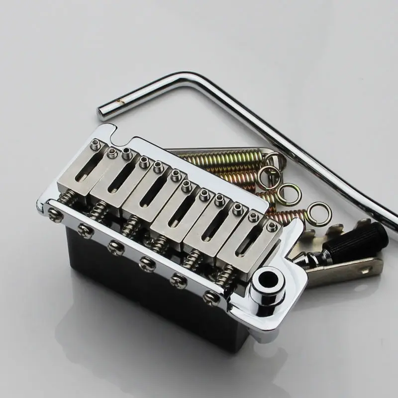 Новый гитарный тромоло мост для ST STEEL BLOCK Chrome BS184CR|guitar tremolo bridge|tremolo bridgeguitar |