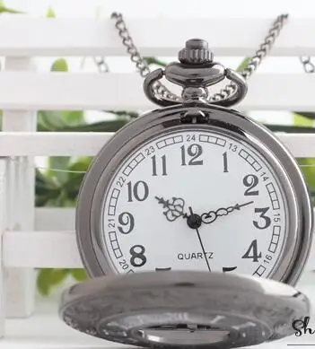 Винтажные кварцевые карманные часы с цепочкой и римскими цифрами | Наручные