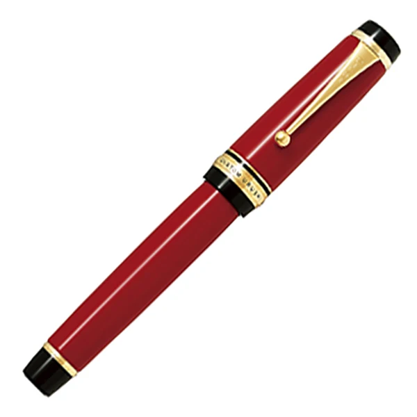 red Pilot CUSTOM URUSHI big penholder 30th 18K Золотая перьевая ручка - Цвет: red