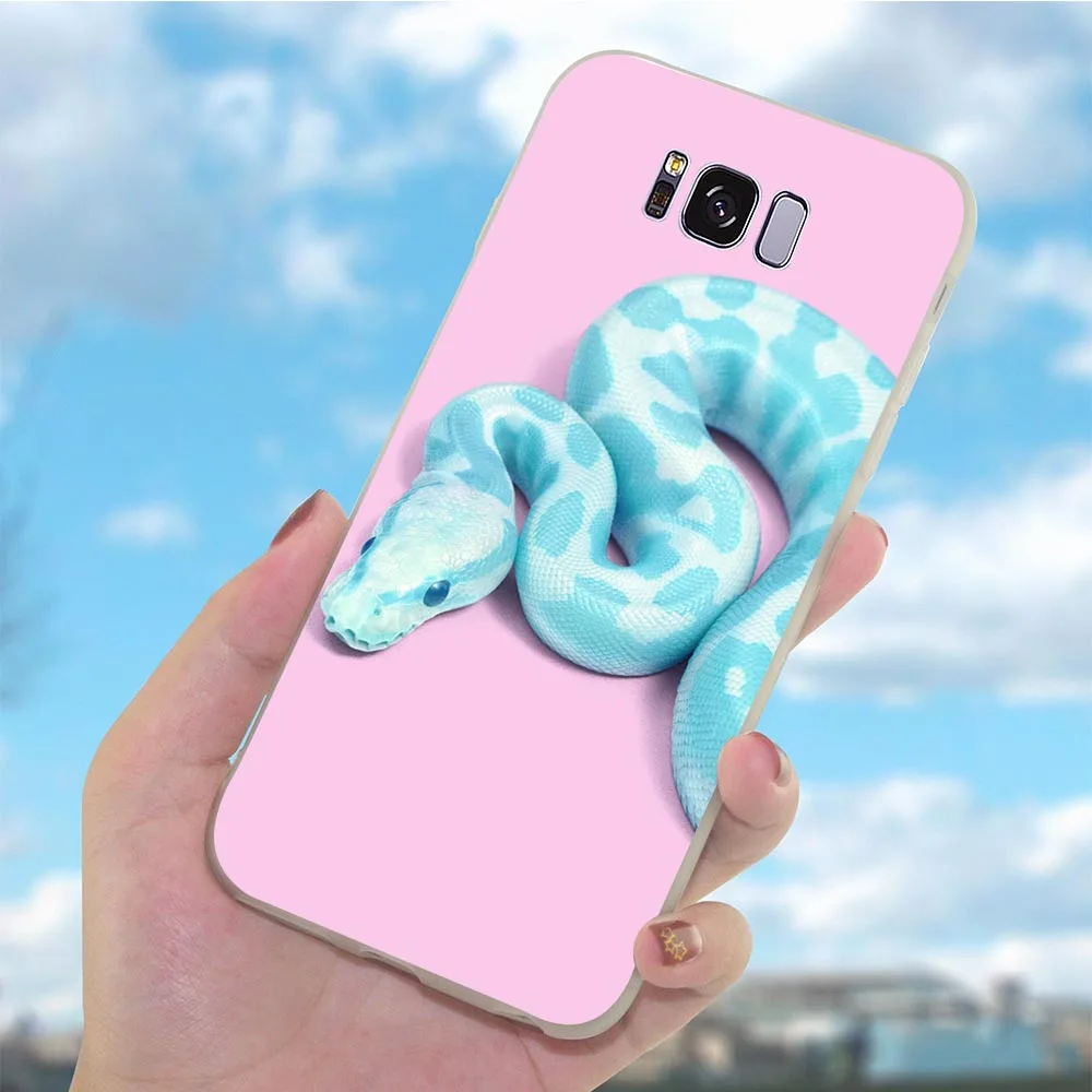 Мягкий ТПУ чехол для телефона Galaxy Samsung A9 кожаный Змеиный A10 A3 A6 Plus A5 A7 A8 A20 A30 A40 A50 A71