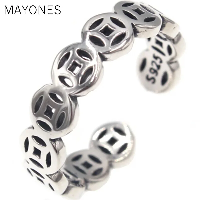 Мужское и женское кольцо из тайского серебра 925 пробы | Украшения аксессуары