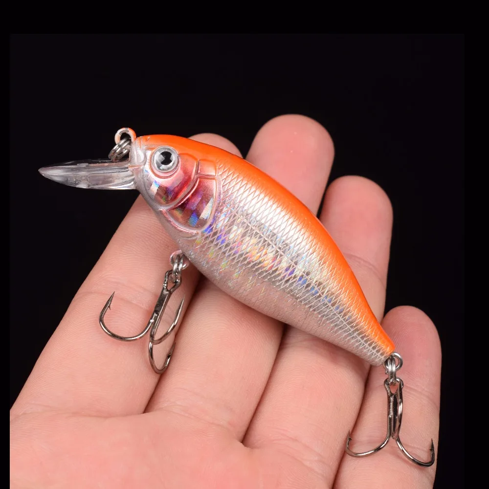 1 шт. 7 см 13 4 г рыболовная приманка 6 # крючки искусственные приманки para pesca crankbait
