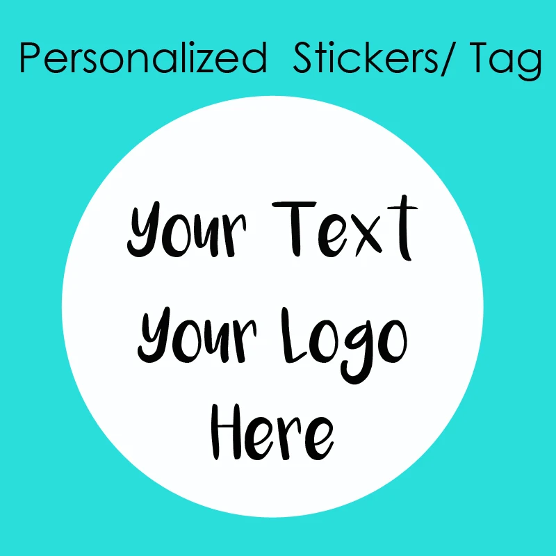 Персонализированные наклейки компании Пользовательские Четкие этикетки