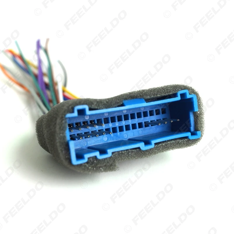FEELDO 1Pc Car Radio Audio Stereo Wiring Harness Adapter Plug For Buick/Cadillac/Pontiac/Oldsmobile Aftermarket CD/DVD | Автомобили и