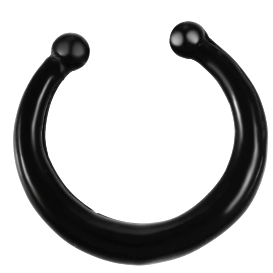 1 шт. медная поддельная перегородка для пирсинга 16 г пирсинг носа розовое золото