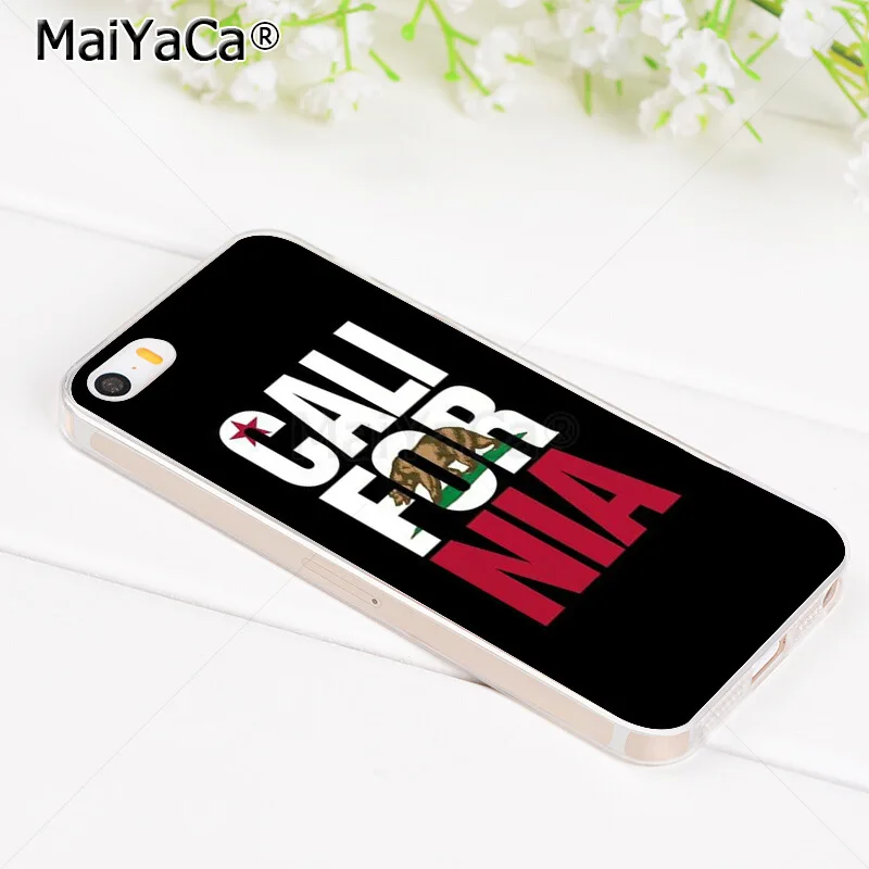 MaiYaCa Калифорния крутой Нью Йорк Бостон Майами чехол для телефона iPhone 8 7 6 6S Plus X XS MAX
