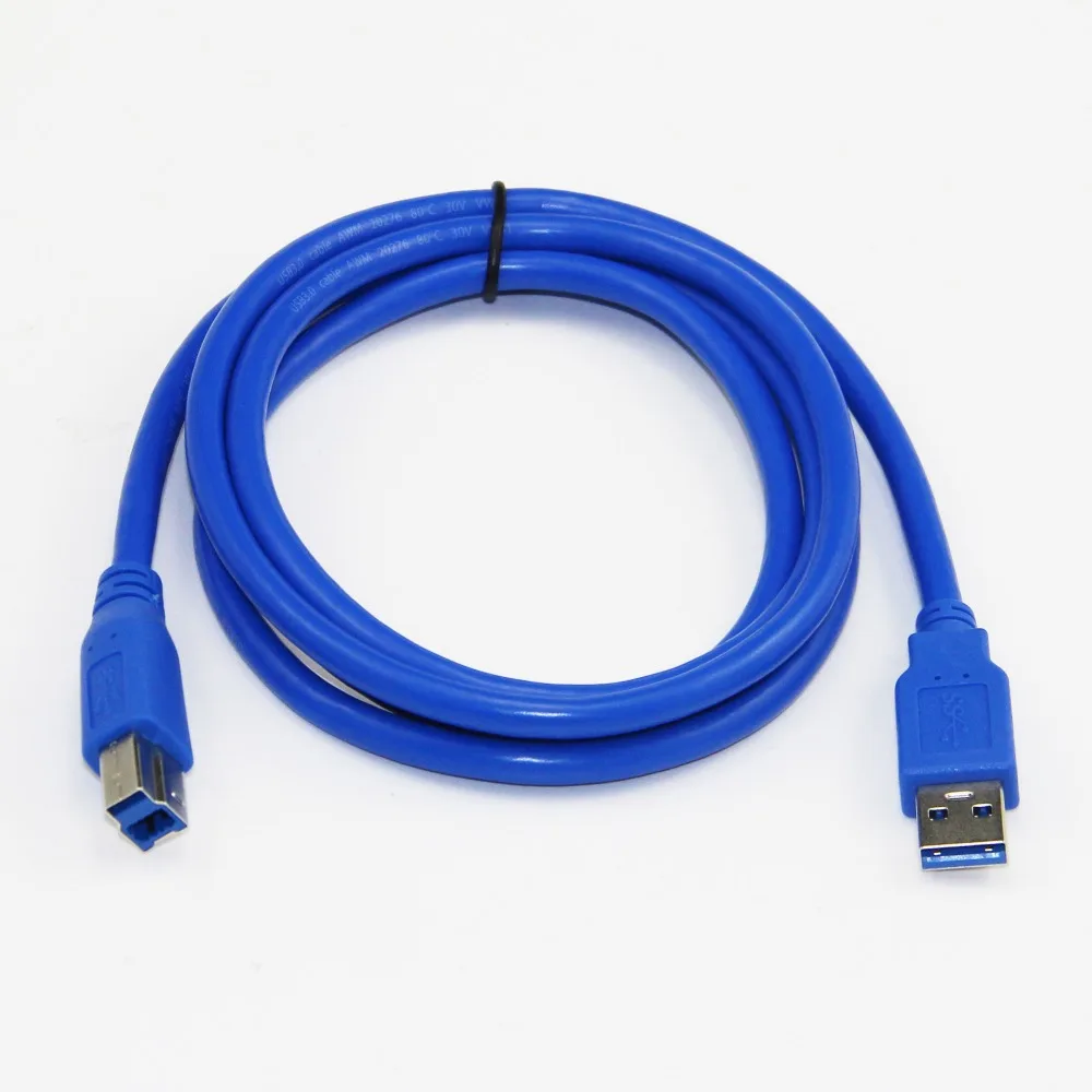 Кабель для принтера Bochara USB 3 0 кабель типа Папа папа Тип B из фольги + Плетеный