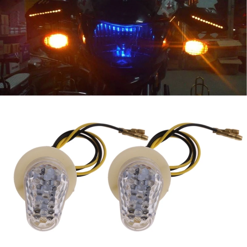 

Motorcycle 12V Flush LED Turn Signal Light for Yamaha YZF R1 R6 R6 SFZ1S FAZER