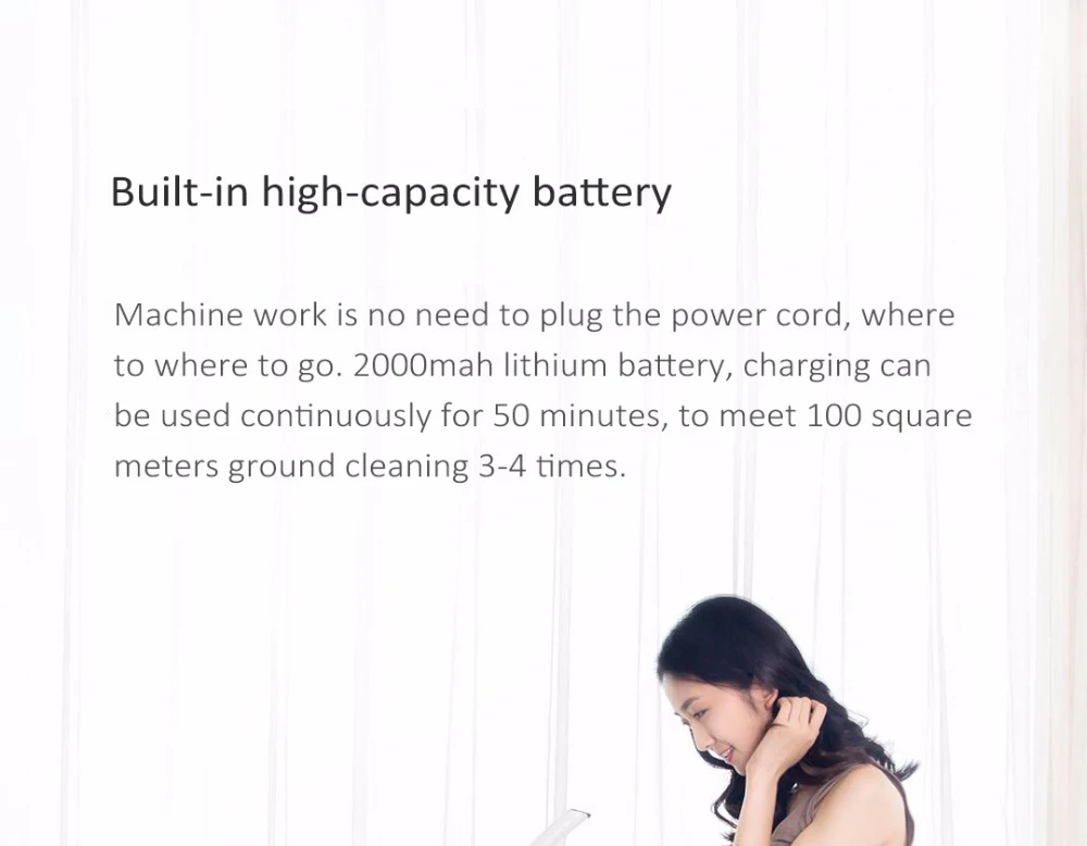 Xiaomi Mi очиститель SWDK-D260 ручной беспроводной электрический Чистильщик Моечные машины для пола влажной уборки