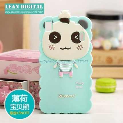 Телефон чехол k3 Note милый 3D комикс силиконовая резина защитное задняя часть для