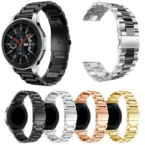 Ремешок из нержавеющей стали для Samsung Galaxy 46 мм, спортивный браслет для Samsung Gear S3 ClassicFrontier, 22 мм