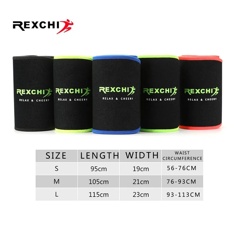 REXCHI спортивный пояс для триммера, тонкий пояс для потери веса, пота, опора поясничной скобки, аксессуары для тренажерного зала, тяжелая атлетика, тренировка, фитнес