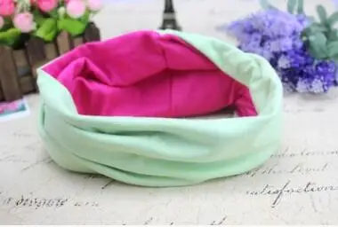 10pcs Solid Wide Patchwork Cotton Headband For Women Elastic Bandanas Turban Headwraps Hair Accessories Bandana Fascinator
