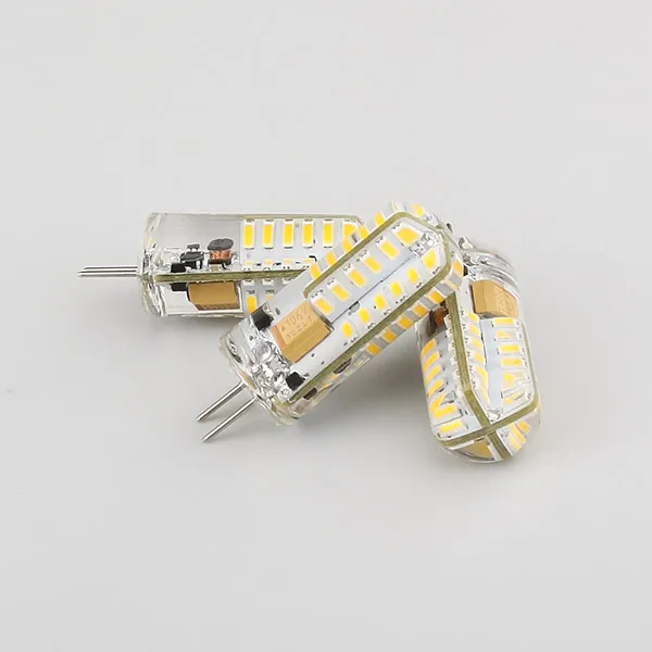 Капсула G4 светодиодная с защитой от IP 48 светодиодов 3014SMD супер яркая 12 В