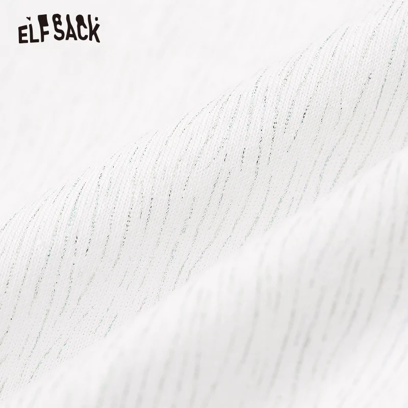ELF SACK/хлопковое повседневное женское платье с принтом модное уличная одежда