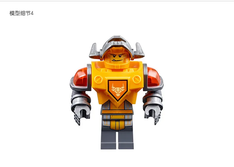 Nexo Knights боевой костюм Axl 70365 строительство комплект совместимы Бела Nexus рыцарь Axls