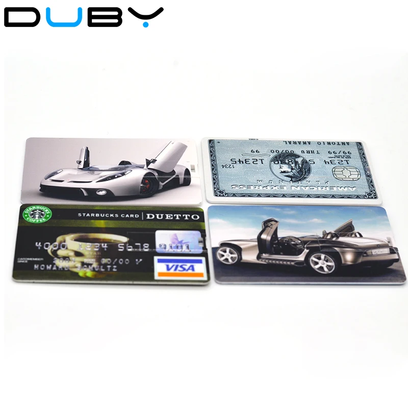 Wholesale 4GB 8GB 16GB 32GB 64GB Bank Credit Card Shape USB Flash Drive Pen Memory Stick Pendrive U Disk |